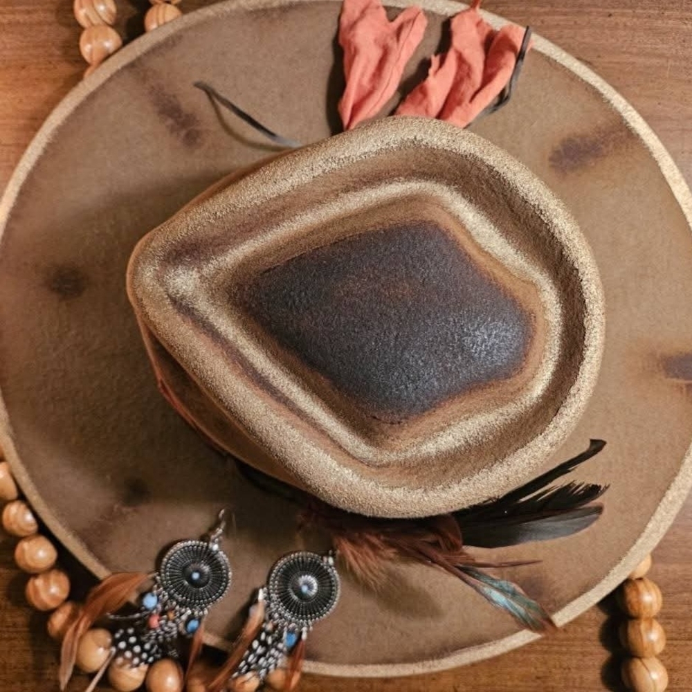 Stylish Brown Women's Hat - Picture 2 of 5